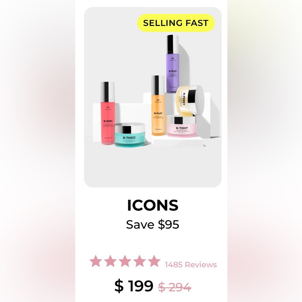 Maelys Skin Care Bundle (7 pieces) Brand New - Never Opened